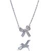 Bow Necklace Women's Light Luxury Niche Design Sense Collarbone Chain Year New Internet Celebrity Is Trendy Neck Chain Temperament