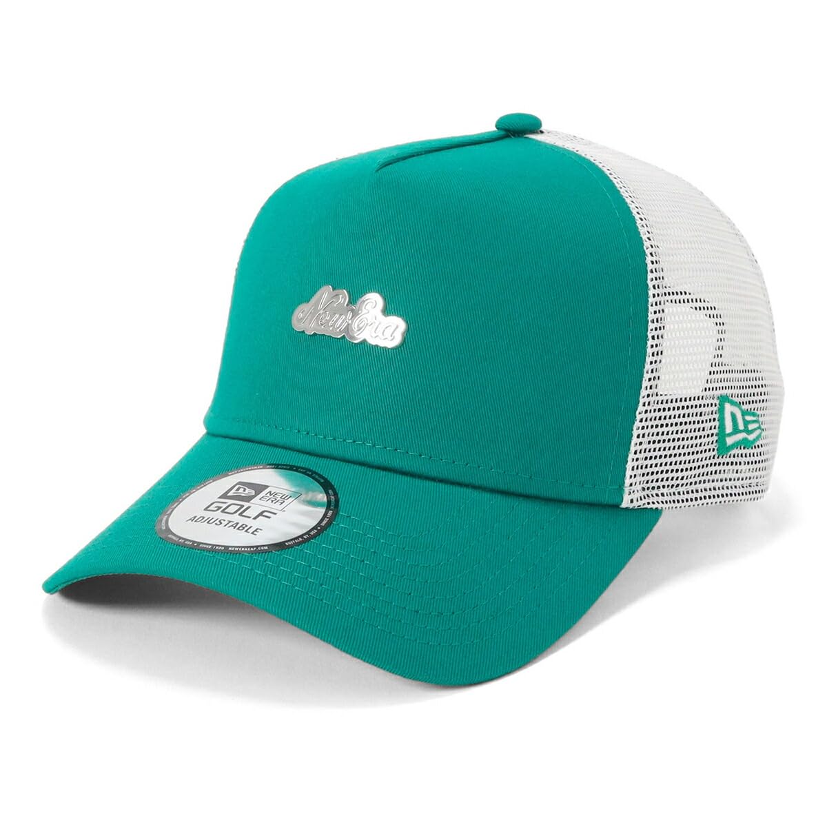 

New Era Golf Mesh Cap 9FORTYA-Frame Cotton Metal Logo Northwest Green FREE GF 940AFTR METAL CL LOGO NWGRN 14391356 NER36G9364