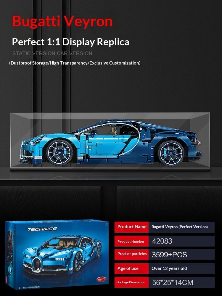 Bugatti Veyron 42083 Remote Control Mechanical Group Sports Car Adult Difficult Assembly Building Block Toy