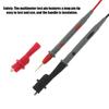 1 Pair Multimeter Test Pin Electrician Wire Pen Probe Insulated Handle Needle Professional Measurement with Clip