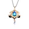 Water Neuvillette Dragon King Judge Crystal Pendant Alloy Necklace Gift Jewelry