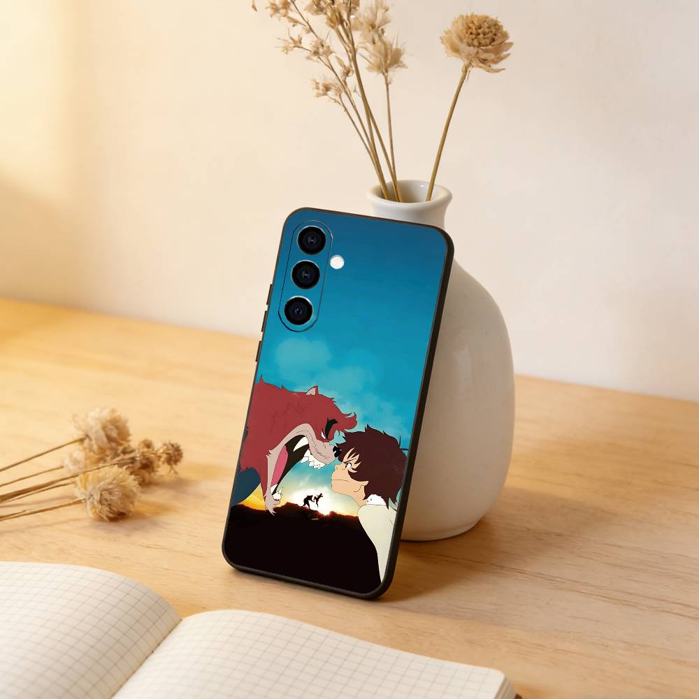 The Boy and the Beast Phone Case For Samsung Galaxy A73,A72,A71,A70,A53,A52,A51,Soft Silicone Black Cover Samsung a50 30s 50s