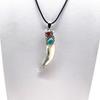 Fashion Brave Men's Pendant Necklace Vintage Bronze Wolf Tooth Alloy Pendant Necklace Fashion Choker Jewelry