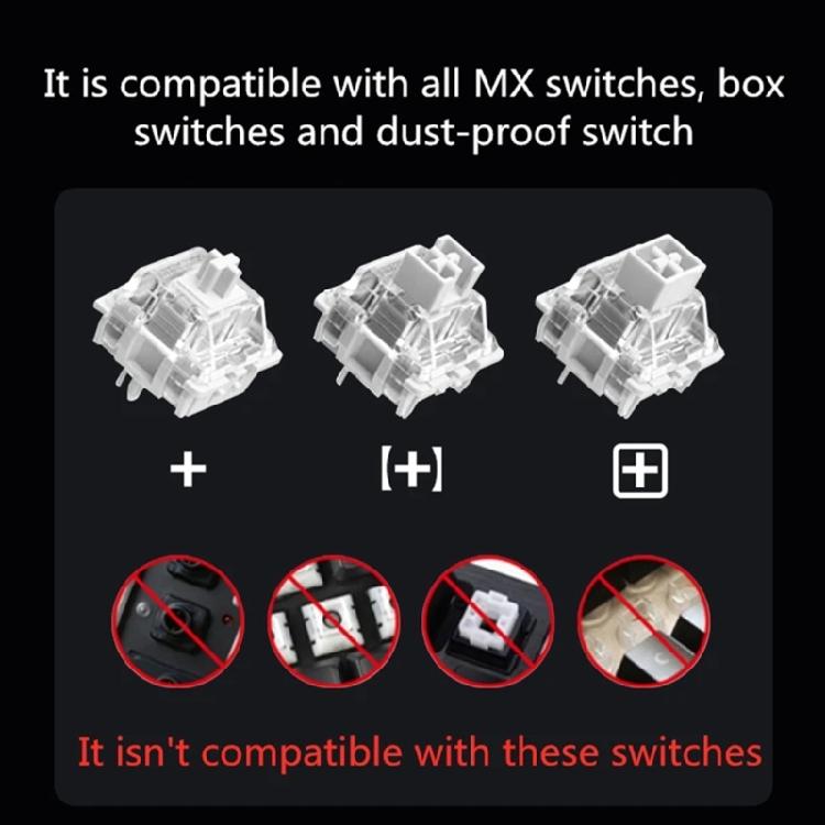 134PCS Customizable OEM Profile Keycaps with Aesthetics in Two Colors for Mechanical Keyboards