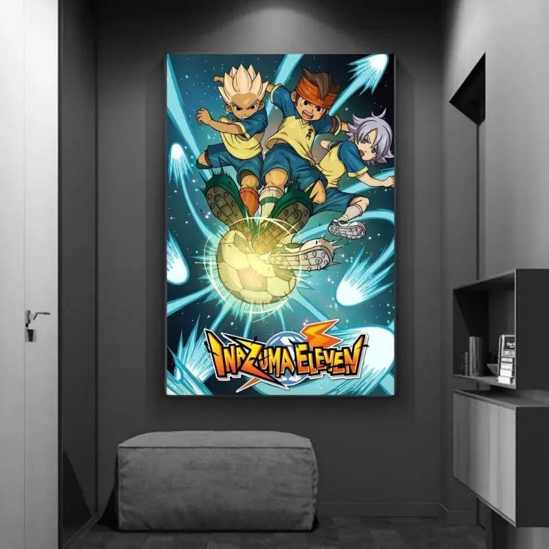 

Inazuma Eleven Classic Movie Canvas Painting Posters Coffee House Bar Decor Art Wall Poster 21cm×30cm NoFrame