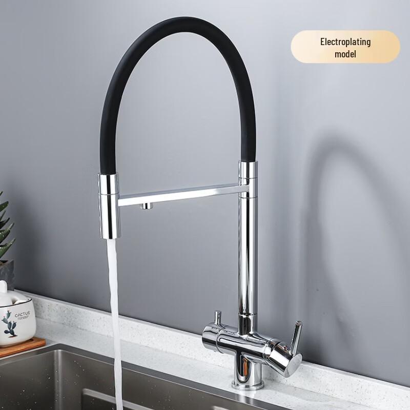 TLXT Pull-Out Kitchen Faucet with Water Purifier