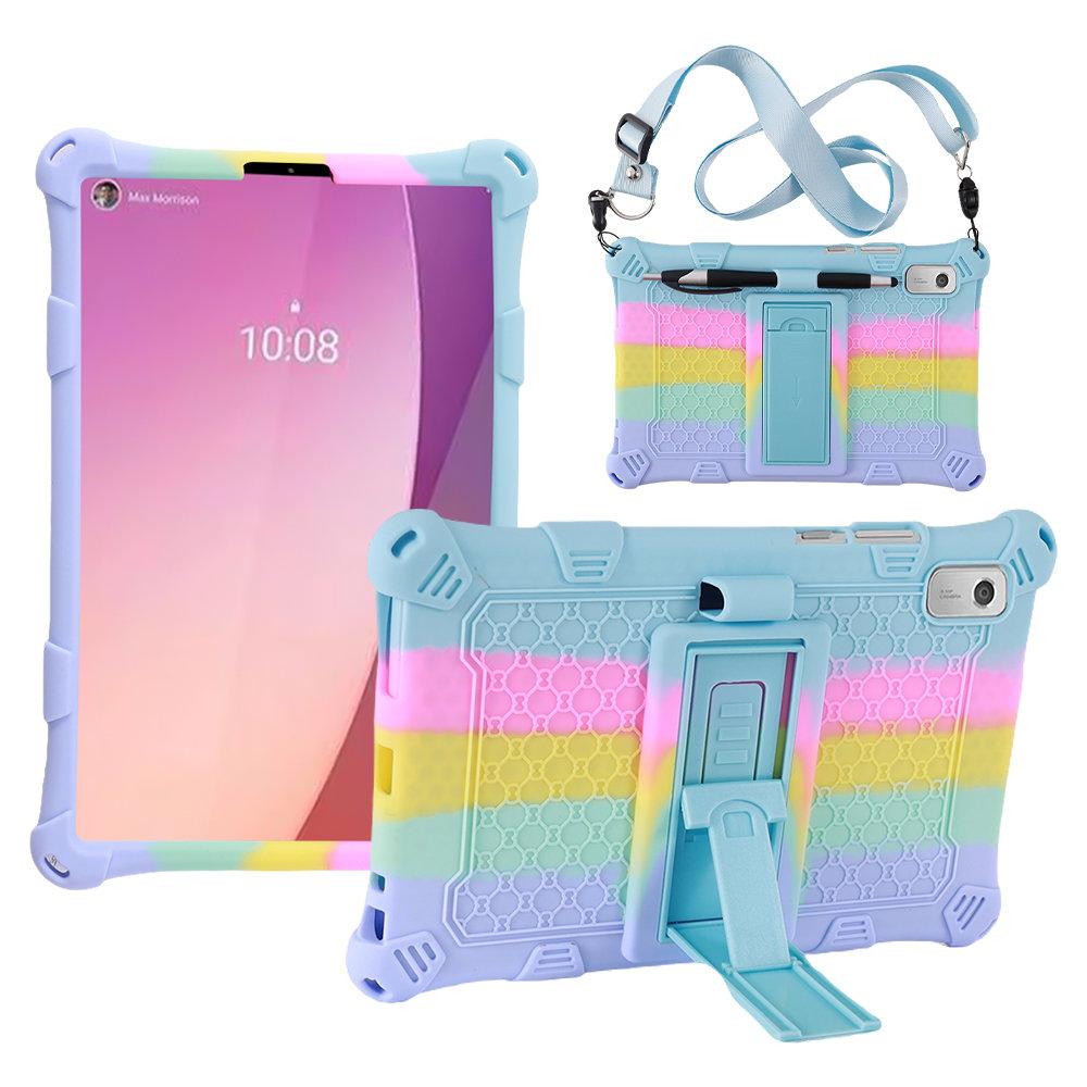 Case For Lenovo Tab M9 TB-310FU TB-310XU Kickstand Soft Silicone Kids Safe Tablet Cover Full Body Protect Funda