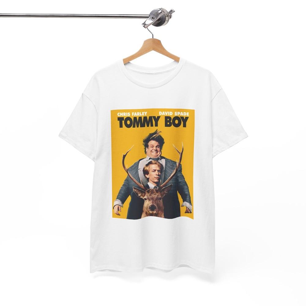 

Chris Farley Tshirt Retro Tommy Boy Poster Comedy Unisex Heavy Cotton Tee Unisex T-Shirt XXL