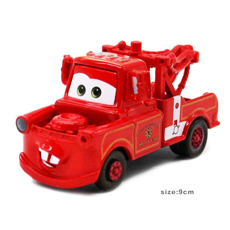 Disney Pixar Cars 2 3 Mater Sonderedition Japanische Geisha Blumen Gesicht Metall Druckguss Modellautos Kinderspielzeug Geschenk Sammlung