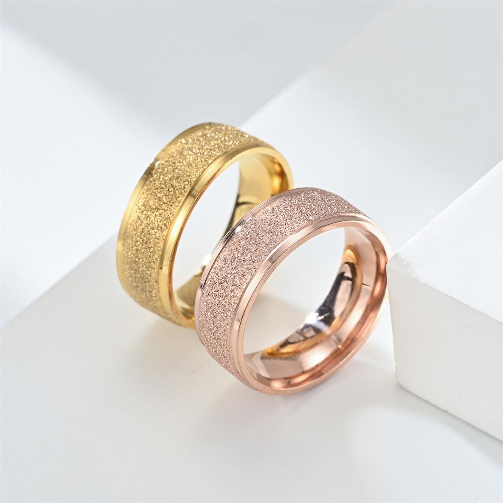 Lover Titanium Steel 8mm Ring Jewelry