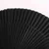 1pc Vintage Handmade Bamboo Folding Fan, Black Traditional Chinese Japanese Style, Lightweight for Wedding Photography Decor