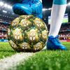 Bola de Futebol Brasil Estampada Tamanho 5 Resistente ao Desgaste Padrão Treinamento Adulto Presente para Fãs de Futebol Partida Indoor Outdoor Esportes