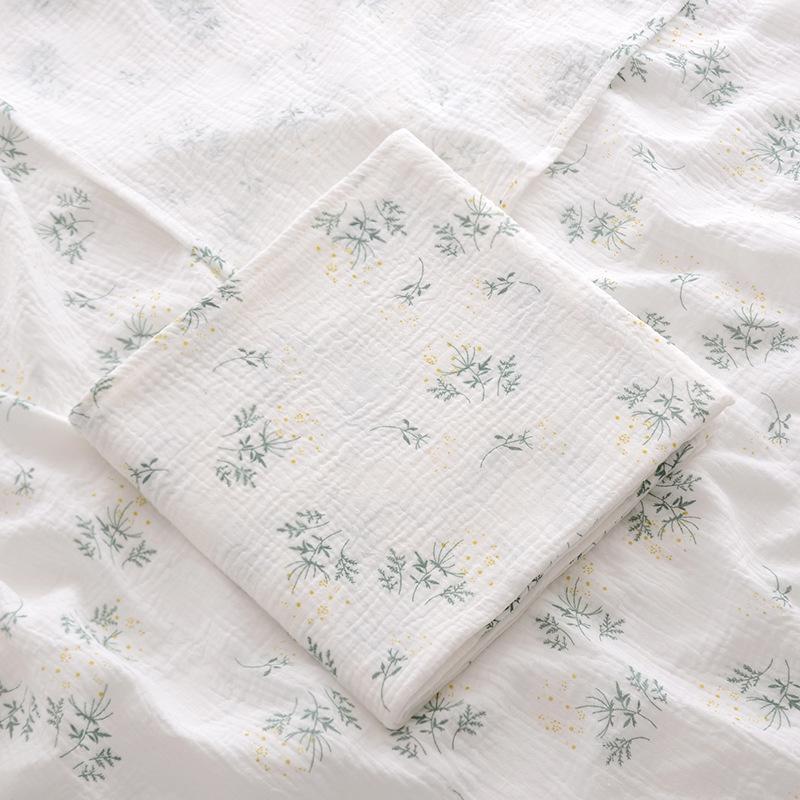 Baby Bath Towel: Pure Cotton Absorbent Gauze Swaddle, Summer Blanket, Infant Wrap