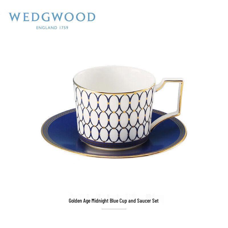

Wedgwood Golden Age Midnight Blue Cup & Saucer Set