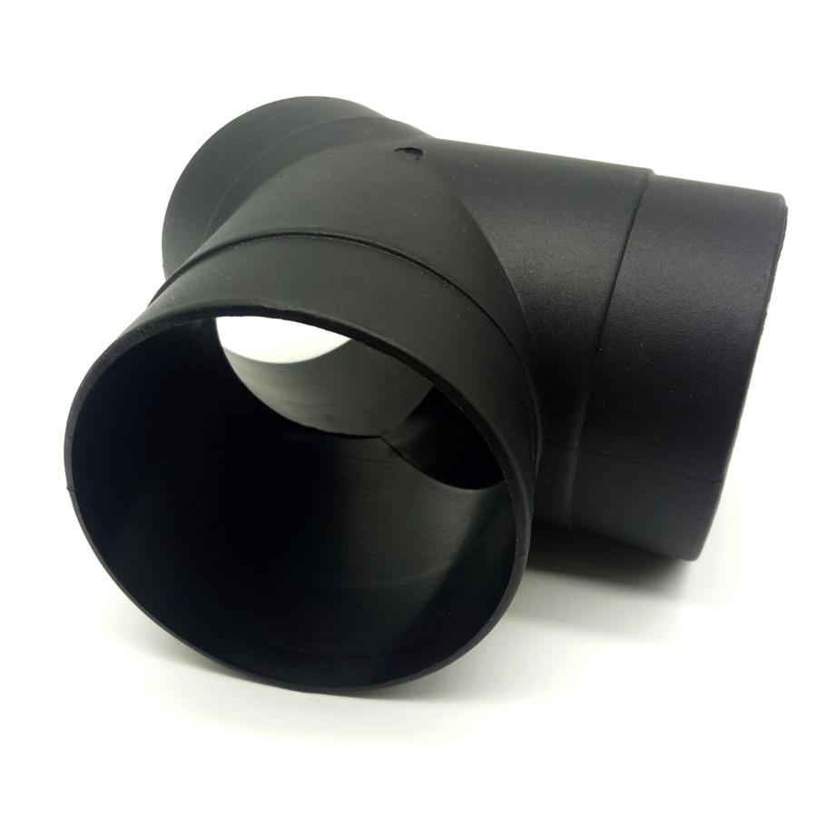 2,95 Zoll Y-Stück Luftauslasskanalbogenrohr Auslass Auspuffanschluss