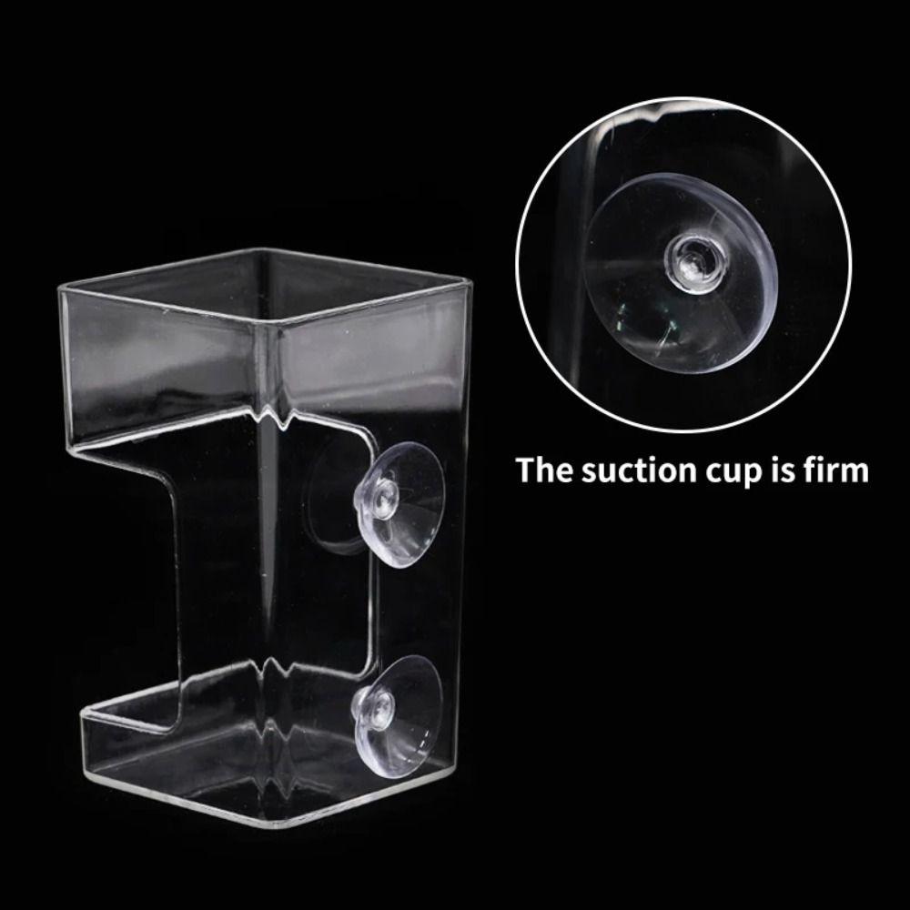 Transparent Aquarium Feeders Ring Acrylic Fish Tank Food Dispenser  for Baby Fish Shrimp