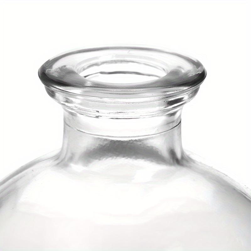 Set of 12 Small Glass Spheres Vase,h 4inch Unique Mini Low Sitting Vase,transparent Floral Centerpiece for Home Decor,wedding,floral Arrangement, Eve