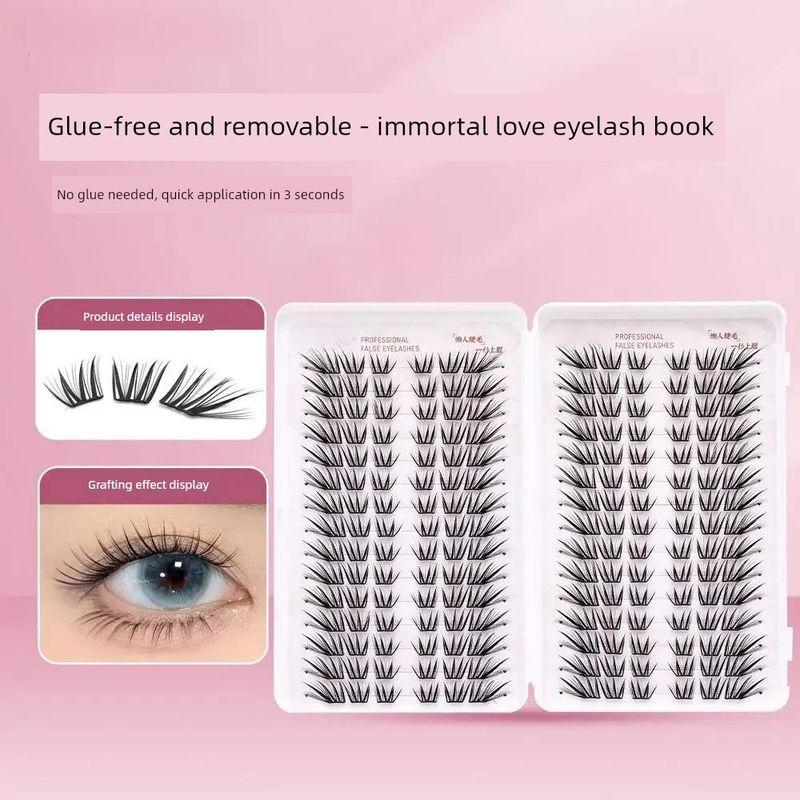 Authentic Immortal Love Eyelash Book False Eyelashes Soft Fashionable Magic Tool for Beginners Grafting Ultra-Soft Curling No Removal Needed