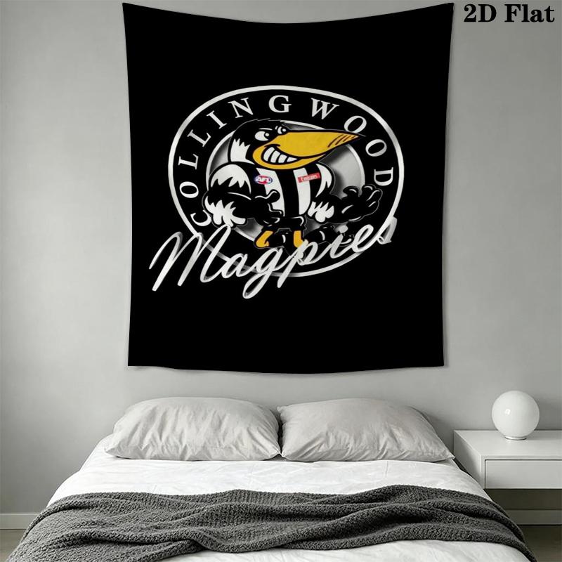 Collingwood Wall Tapestry Aesthetic Wall Hanging Printed Fabric Blanket Decorative Tapestries for Bedroom Living Room Home Decor