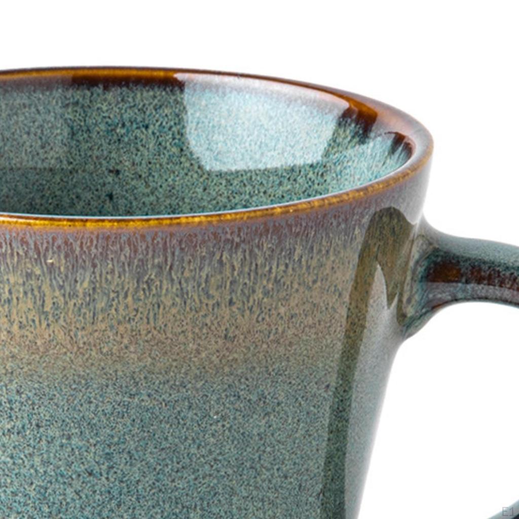 Ceramic Coffee Mug Drinkware with Handle Microwave Wide Fruit Ice Cream Cup Cereal Breakfast for