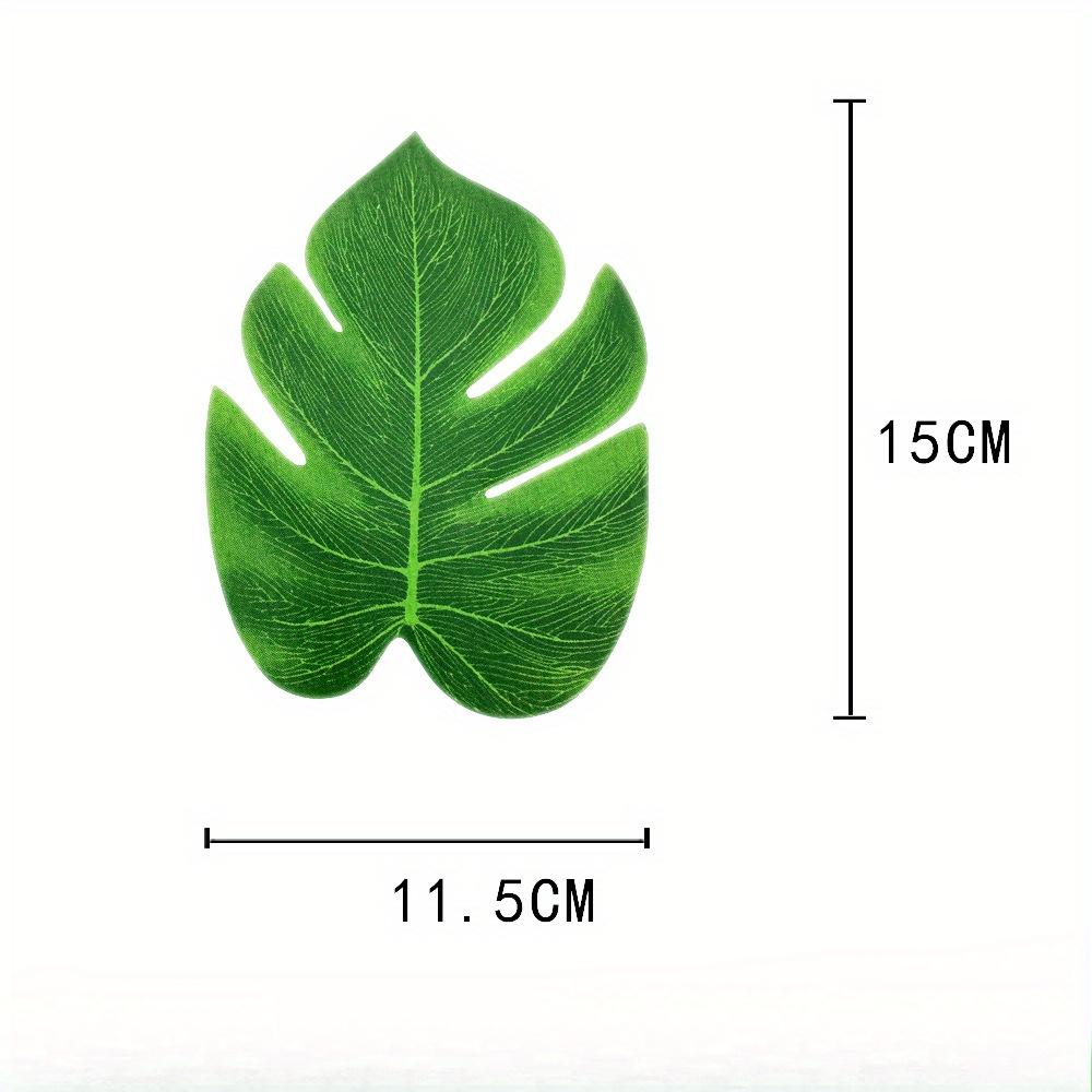 

Tropical Palm Leaves, Artificial Hawaiian Luau Safari Jungle Decor, Plastic Faux Plants for Fall Season, Tabletop Decoration