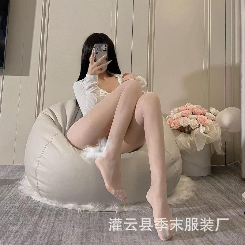 Sex underwear open stockings female sexy temptation free pantyhose transparent black silk large size