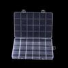 24-Slot Transparent Plastic Storage Box for Accessories and Beading