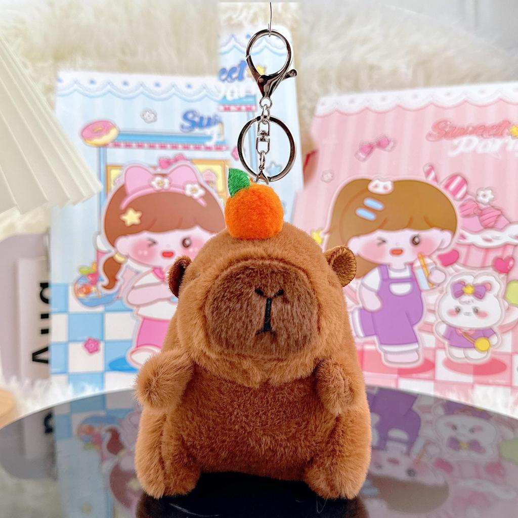 Guinea Pig & Capybara Plush Doll Keyring Backpack Charm