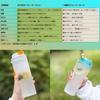 MYEEDA Water Bottle, 550ml, Made of Food-Safe Resin. Stylish, Easy-to-Wash, Lightweight, Large Capacity, Suitable for Boys and Girls. Protein Shaker,