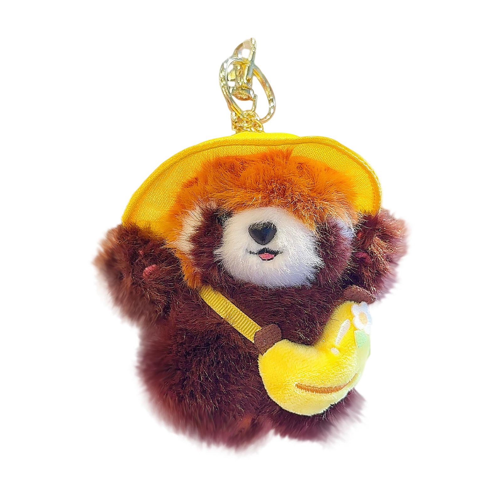 

Escaped Red Plush Pendant New Zoo Surrounding Cartoon Pendant Keychain One Size