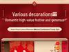 Double Happiness Wedding Banner Set - Room & Wall Décor for Engagements & New Home
