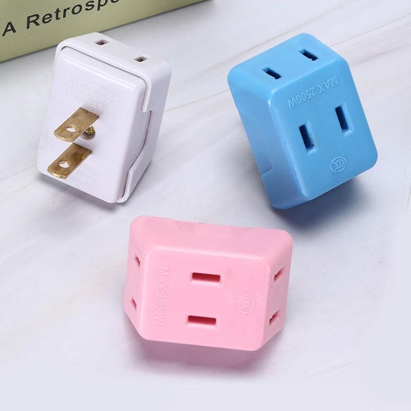 Mehrere Länder Reiseadapter mit 3 AC-Steckdosen Stromstecker-Erweiterung für Homeoffice und internationale Reisen
