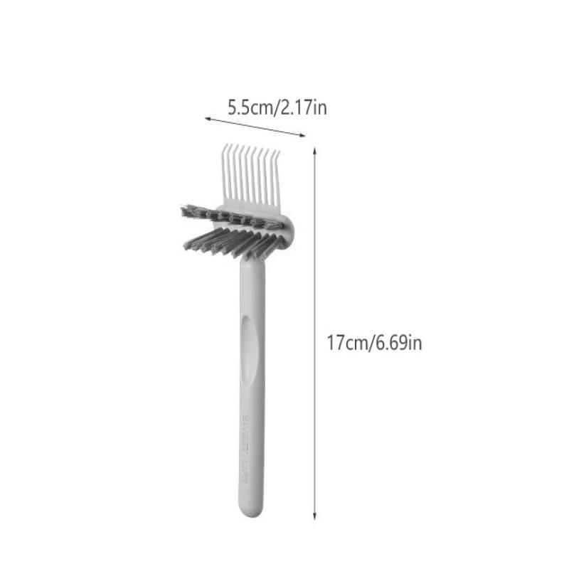 2-in-1-Haarbürstenkamm-Reinigungsbürstenreiniger Rechenkamm Eingebettetes Werkzeug Haarschmutzentferner zum Entfernen von Haarstaub für den Heimsalongebrauch
