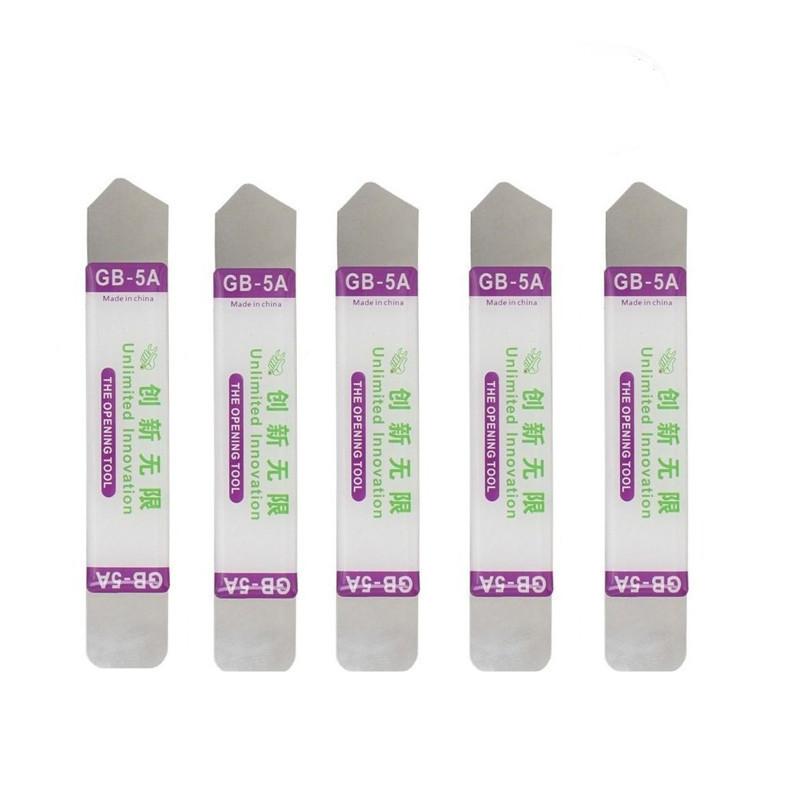 2/5 Stücke Metall Flache Spudger Weiche Klinge Stemmeisen Öffnen Reparatur Tool Kit Telefon Reparatur