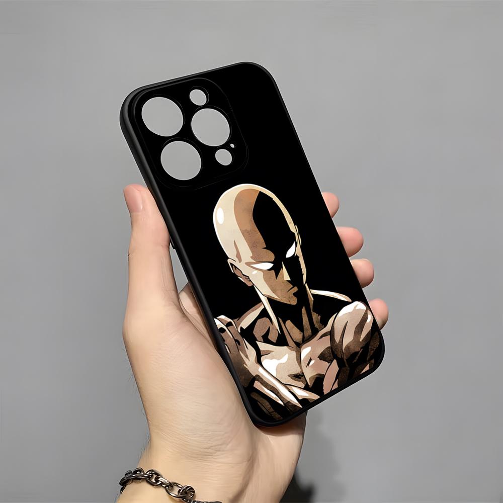 One-Punch Man Phone Case For IPhone 17 Pro Max 16 15 14 Pro Max 13 11 X Xs Xr 8 7Plus Silicone Cover