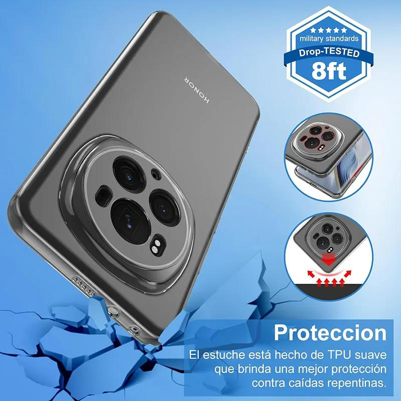 Clear Silicone Soft Phone Case For Huawei Honor Magic 7 6 5 4 Magic7 Magic6 Magic5 Pro Lite Ultimate Ultra Thin Cover Shockproof
