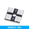4 8 12 16 channel WS2812 WS2812B WS 2811 5050 RGB LED Lamp Panel Module 5V 1Bit 4Bit 8Bit 12Bit 16Bit 24Bit Rainbow LED Precise