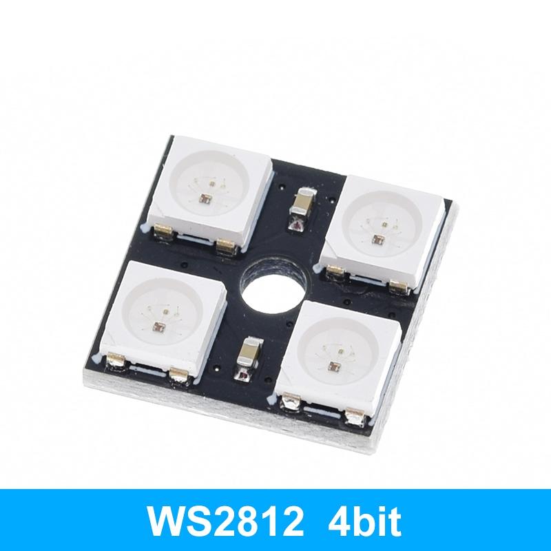4 8 12 16 channel WS2812 WS2812B WS 2811 5050 RGB LED Lamp Panel Module 5V 1Bit 4Bit 8Bit 12Bit 16Bit 24Bit Rainbow LED Precise