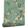 Floral Leaf Self-adhesive Wallpaper 45 Cm X 10 M PVC — Removable, Waterproof, Vintage