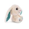 Plüschtier - Nici - Glubschis - Junior Hase 15 cm - Weiß/Blau - Für Kinder ab 4 Jahren