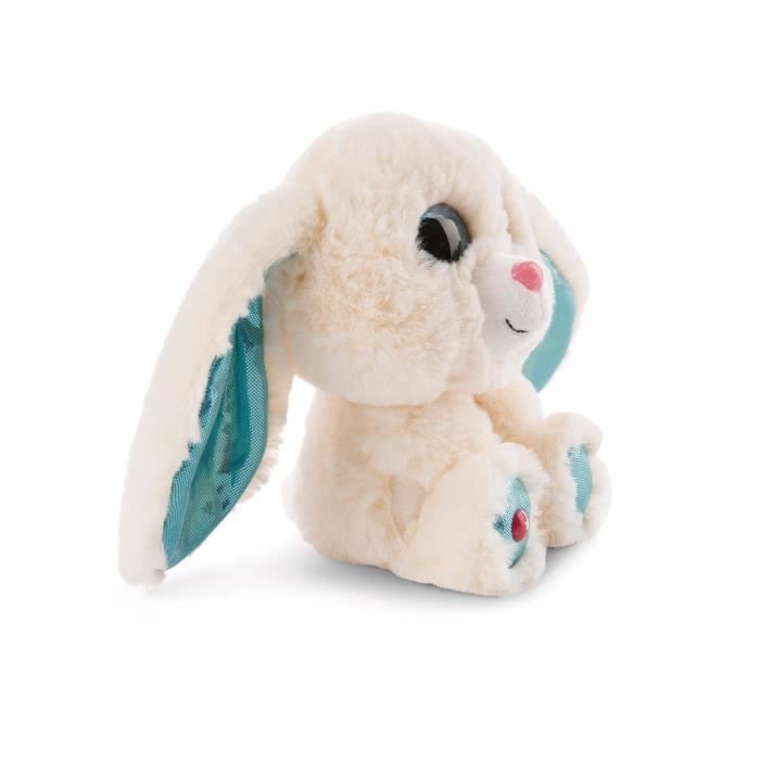 Peluche - Nici - Glubschis - Lapin junior 15 cm - Blanc/Bleu - Pour enfants à partir de 4 ans