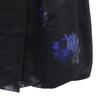Prada Made In Italy Floral Midi Length Wrap Skirt 38 Black Women Used