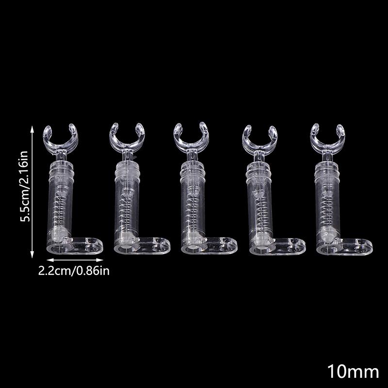 5Pcs Neon Light Transparent Supports Neon Sign Plastic Stand Height For 8Mm~18Mm Tube Neon Sign Parts