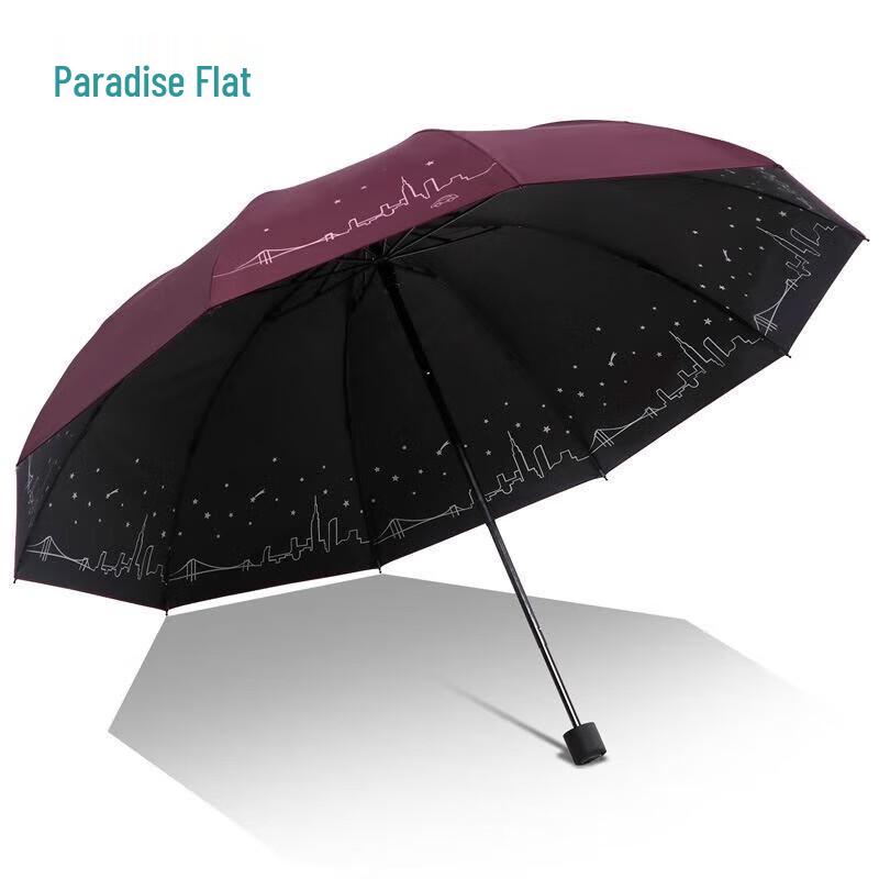 Paradise 3-Fold Unisex 10-Rib UV Protection Umbrella