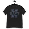 US Army Navy T-Shirt Navy Varsity Military USA College Style Tee