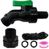 Downspout Collector Rain Barrel Spigot 3/4 GHT Thread Rain Barrel Kit  Outdoor Garden