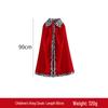 King's Halloween & Birthday Cape Set with Crown & Scepter for Kids & Adults