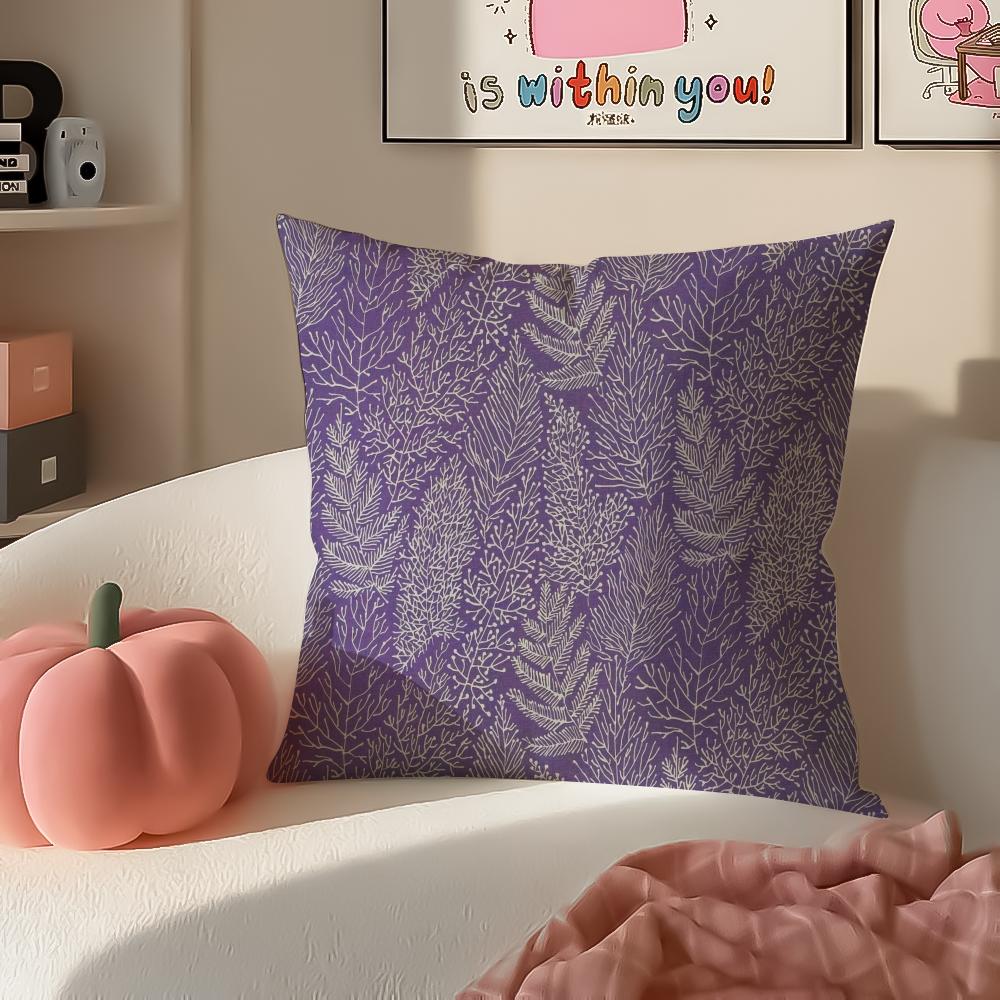 Colorful Trendy Art Printing Style Cushion Cover Pillowcase Short Plush Invisible zipper Room Sofa Cushion Cover