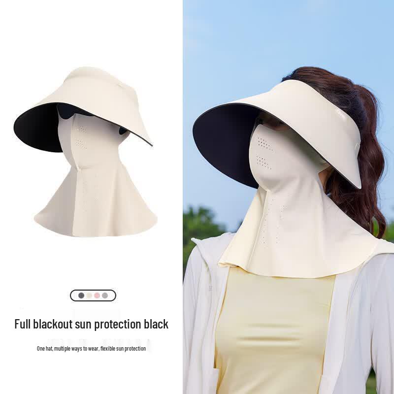CAMEL UPF50+ Sun Protection Hat with Face Mask