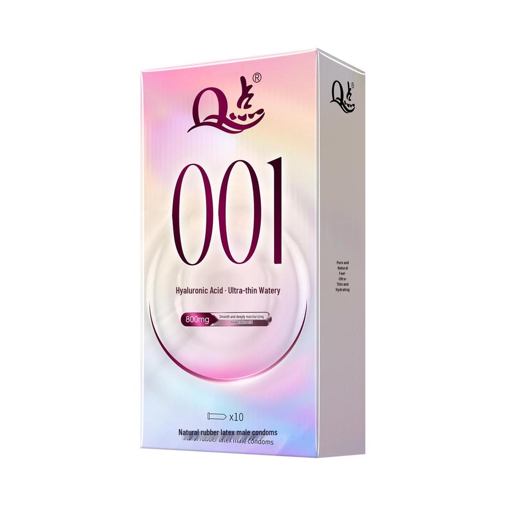 Q Point Thorn Set: Erotic Couples' Condoms with Large Particles, 2pcs/pack